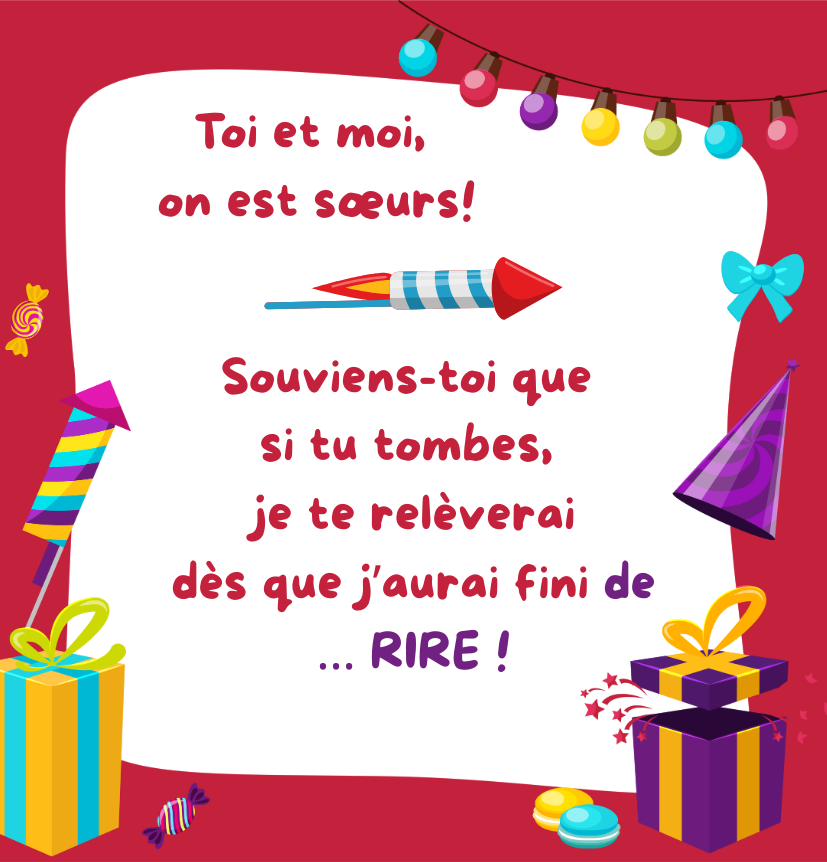 Cadeau 🎁 Sœur - Humour