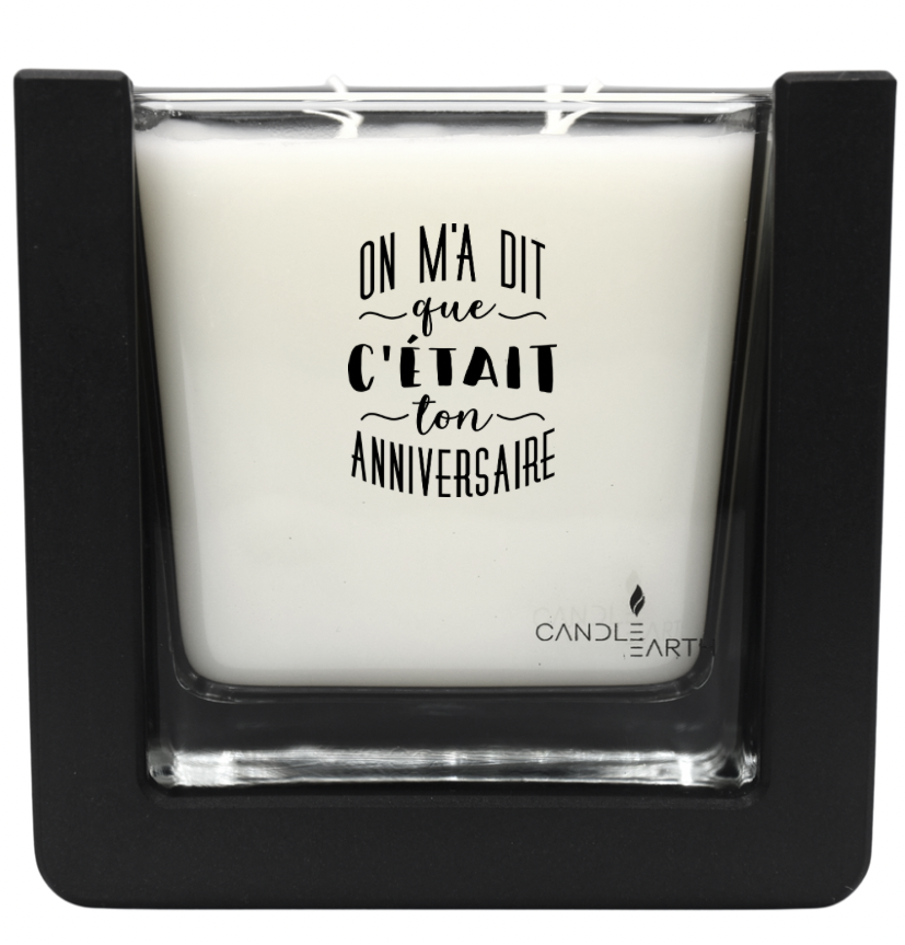 Bougie "Anniversaire" à personnaliser