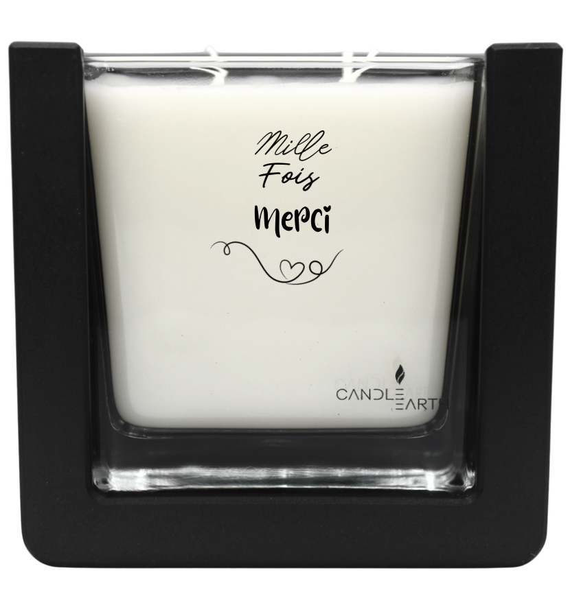 Bougie "Merci" à personnaliser