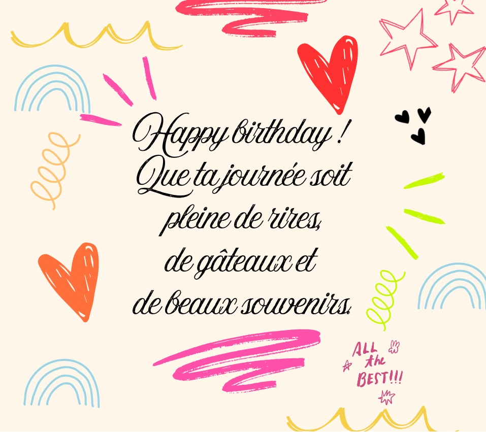 Joyeux anniversaire - 🎉 Choupinette