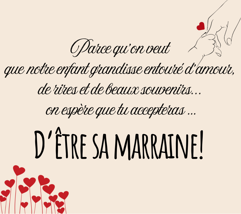 Demande 🎆 Marraine 5