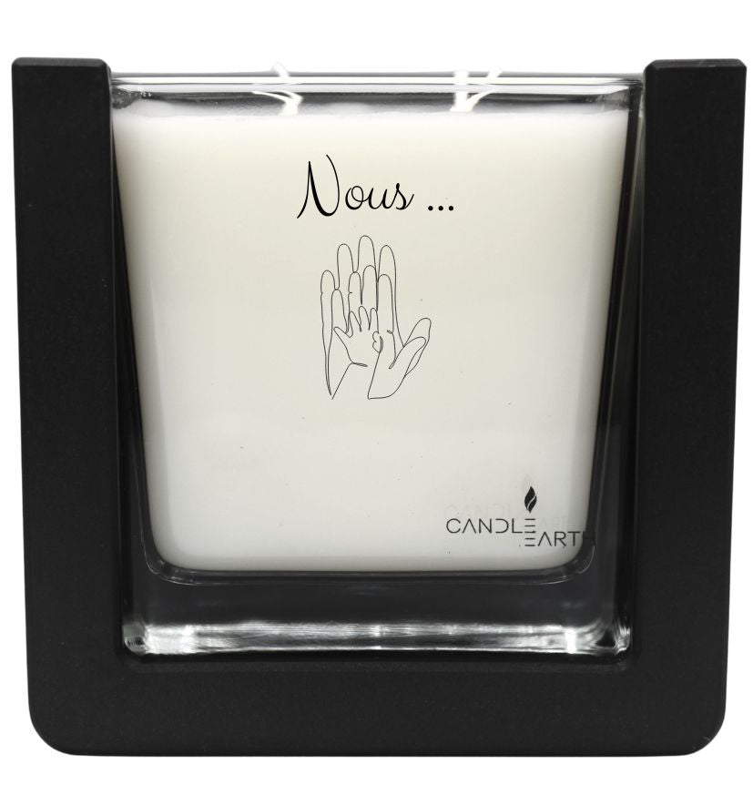 Bougie "Merci" à personnaliser