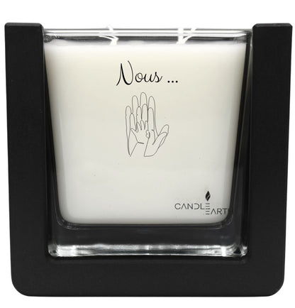 Bougie "Merci" à personnaliser