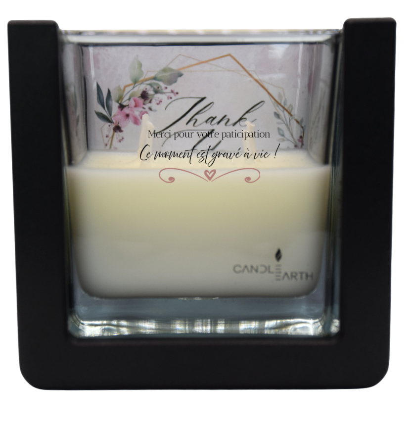 Bougie "Mariage" à personnaliser