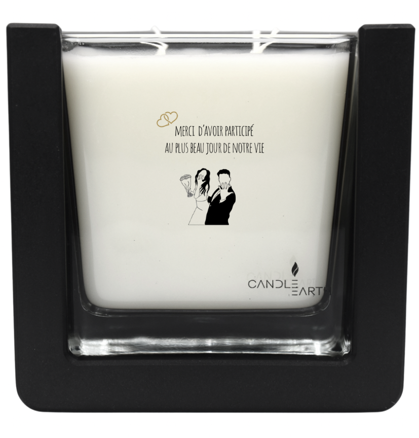 Bougie "Mariage" à personnaliser