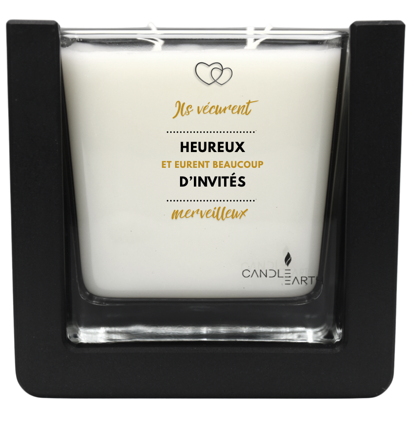 Bougie "Mariage" à personnaliser