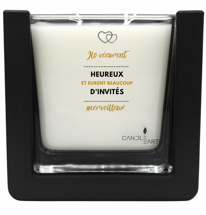 Bougie "Mariage" à personnaliser