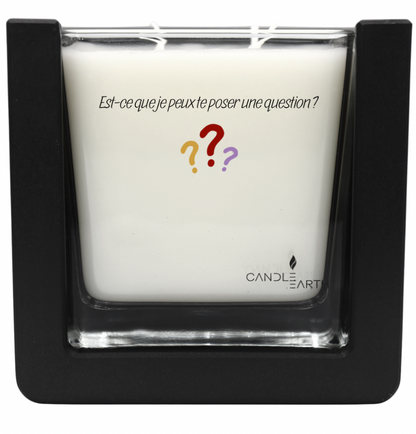 Bougie "Demande" à personnaliser