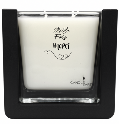 Bougie "Merci" à personnaliser