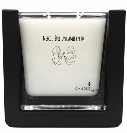 Bougie "Merci" à personnaliser