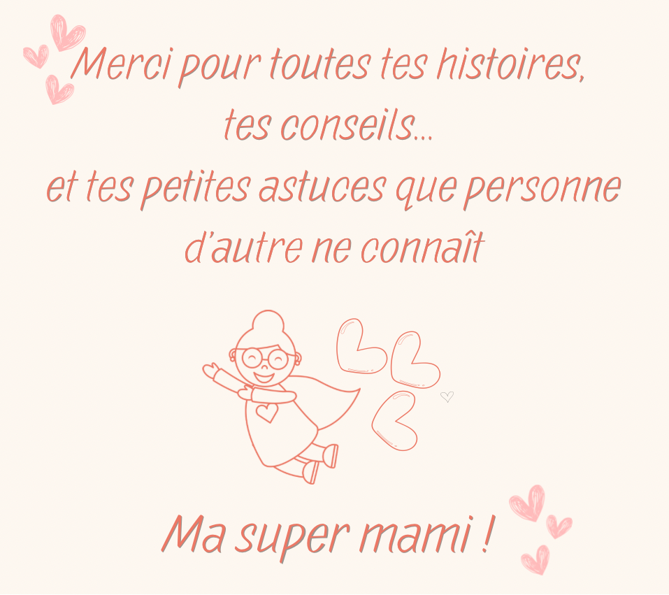 Merci 💕 Mamy