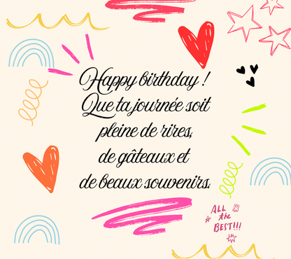 Joyeux anniversaire - 🎉 Choupinette